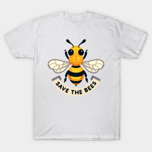 Kawaii Save the bees T-Shirt